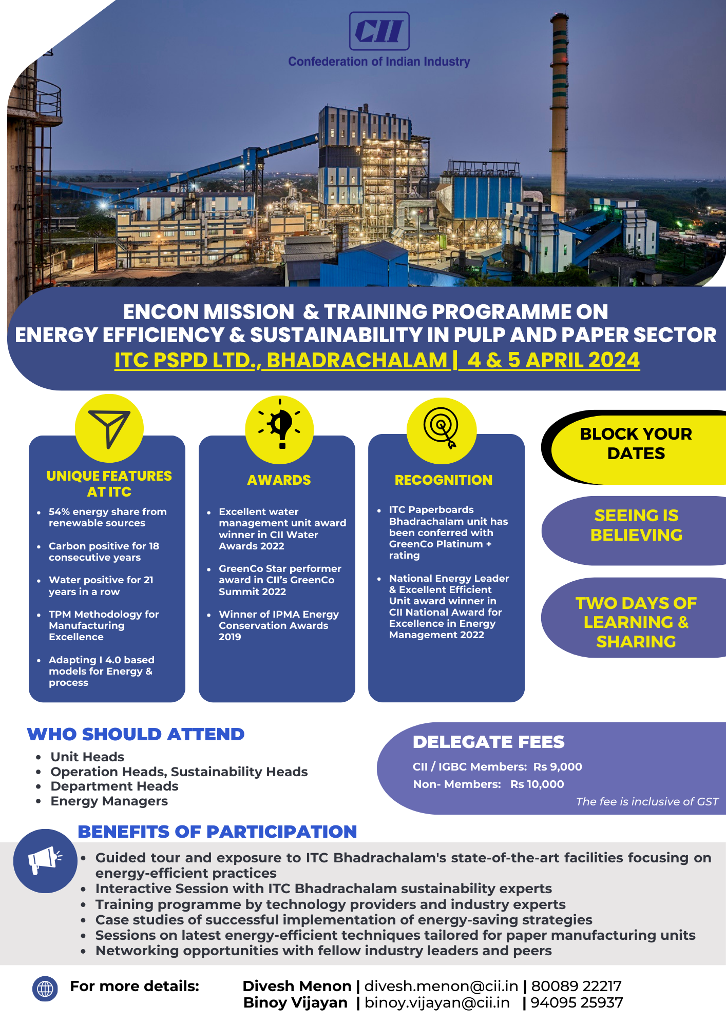 ENCON MISSION & TRAINING PROGRAMME ON ENERGY EFFICIENCY & SUSTAINABLE IN PULP AND PAPER SECTOR