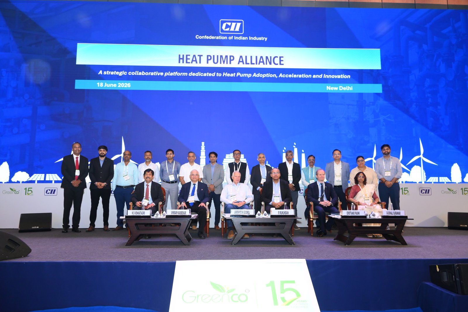 Industrial heat pump installation supported by the CII Heat Pump Alliance