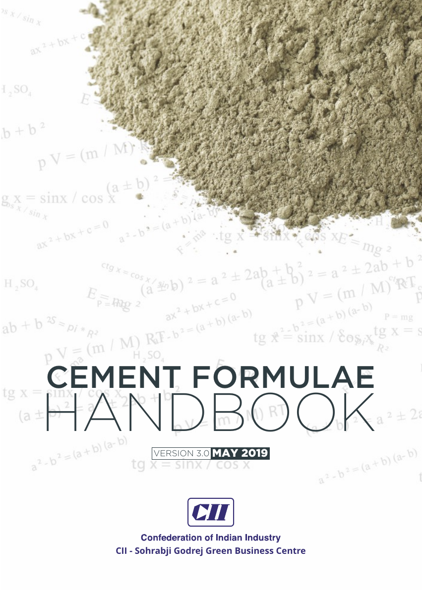 Cement Formulae Handbook cover