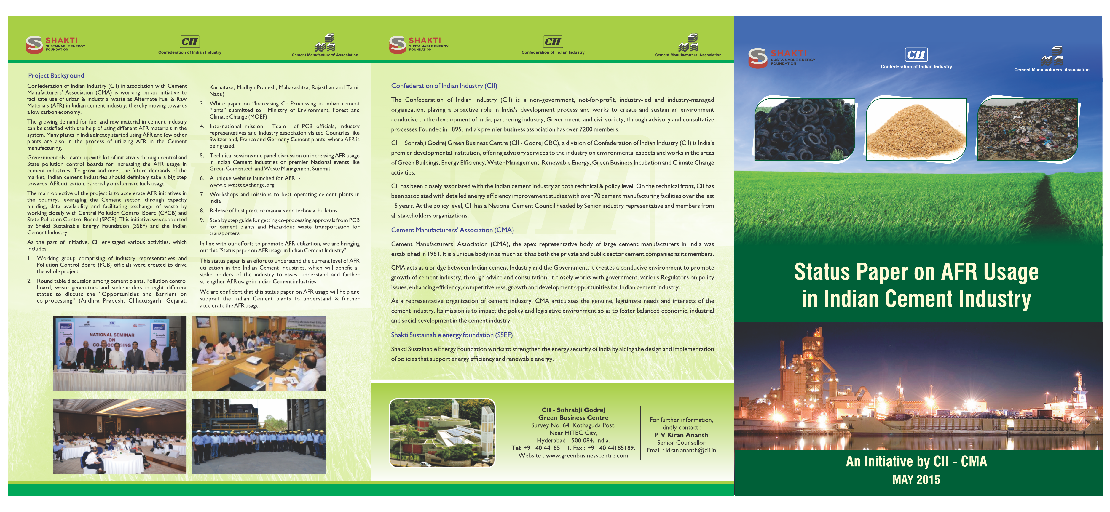 Status Paper on AFR Usage in Indian Cement Industry cover